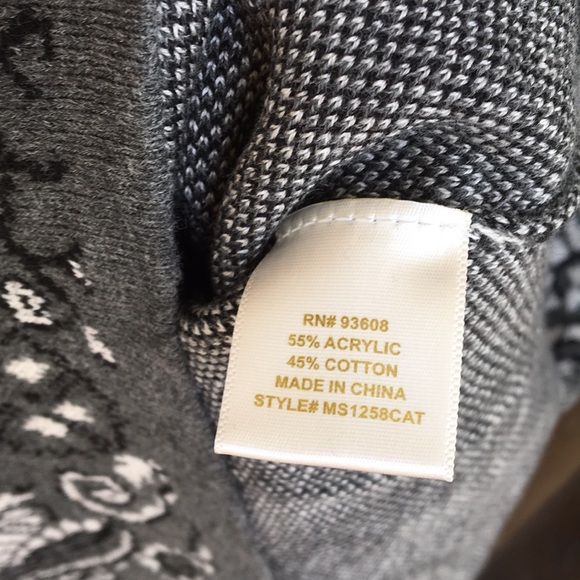 Willow & Clay Paisley Sweater Dress S - Picture 3 of 6